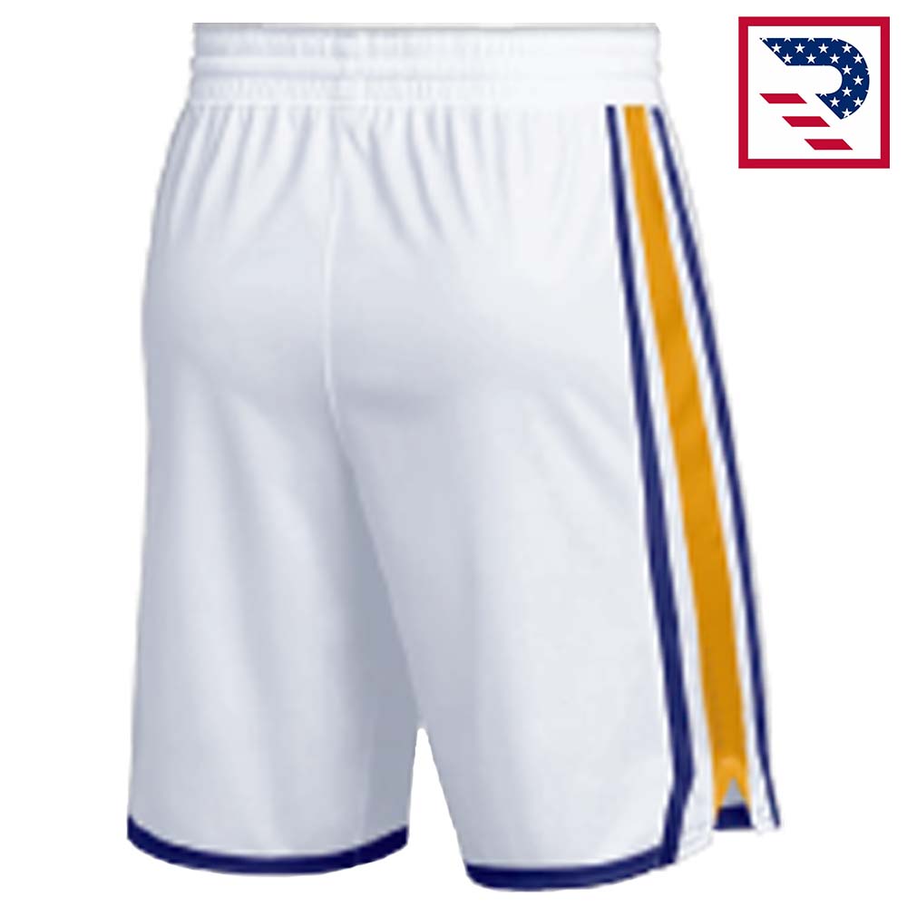 White Basketball Shorts - Image 2