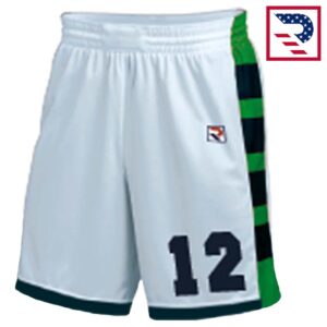 Rajco Usa Custom Basketball Shorts Green And White