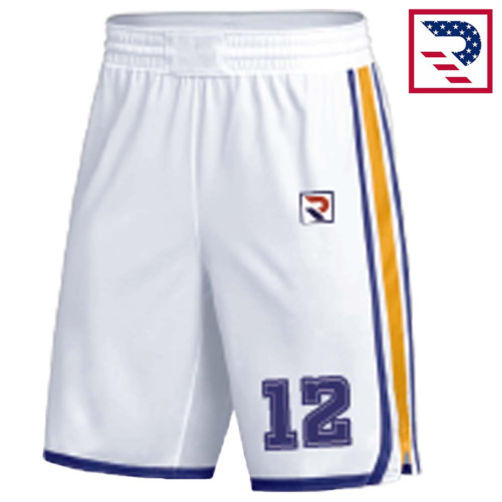 Rajco Industry White Basketball Shorts Manufacturer