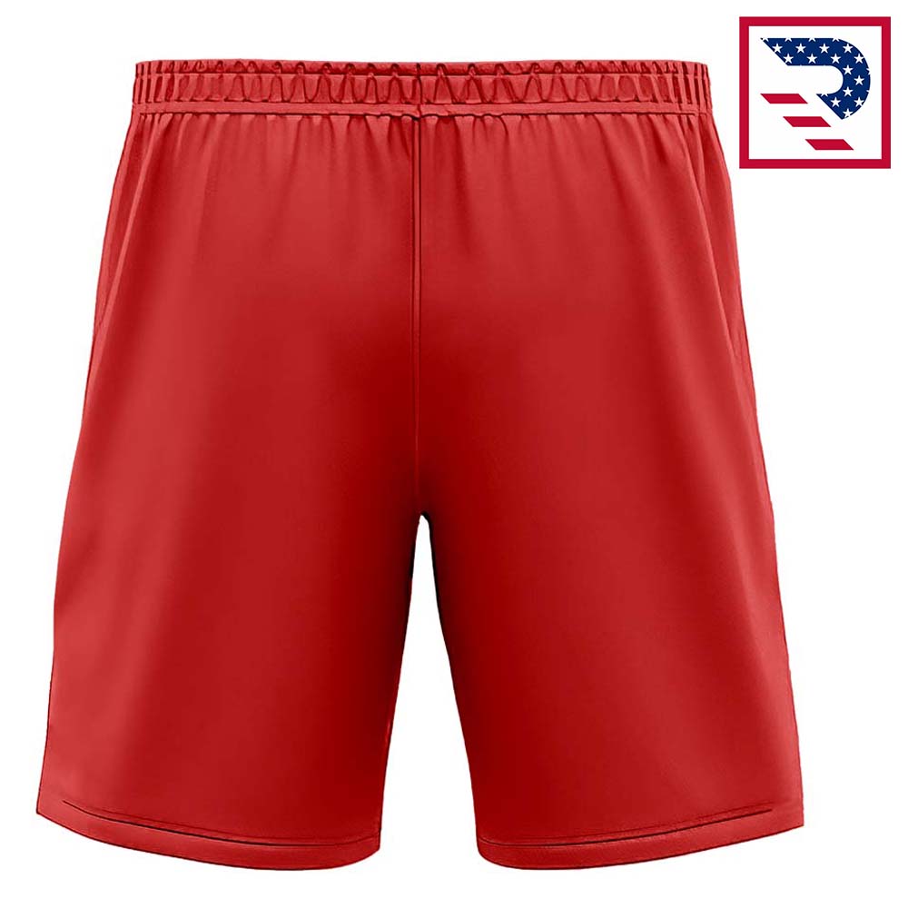 Red Football Shorts - Image 2