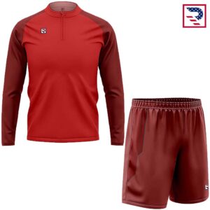 Soccer Uniform Training Wear - Red