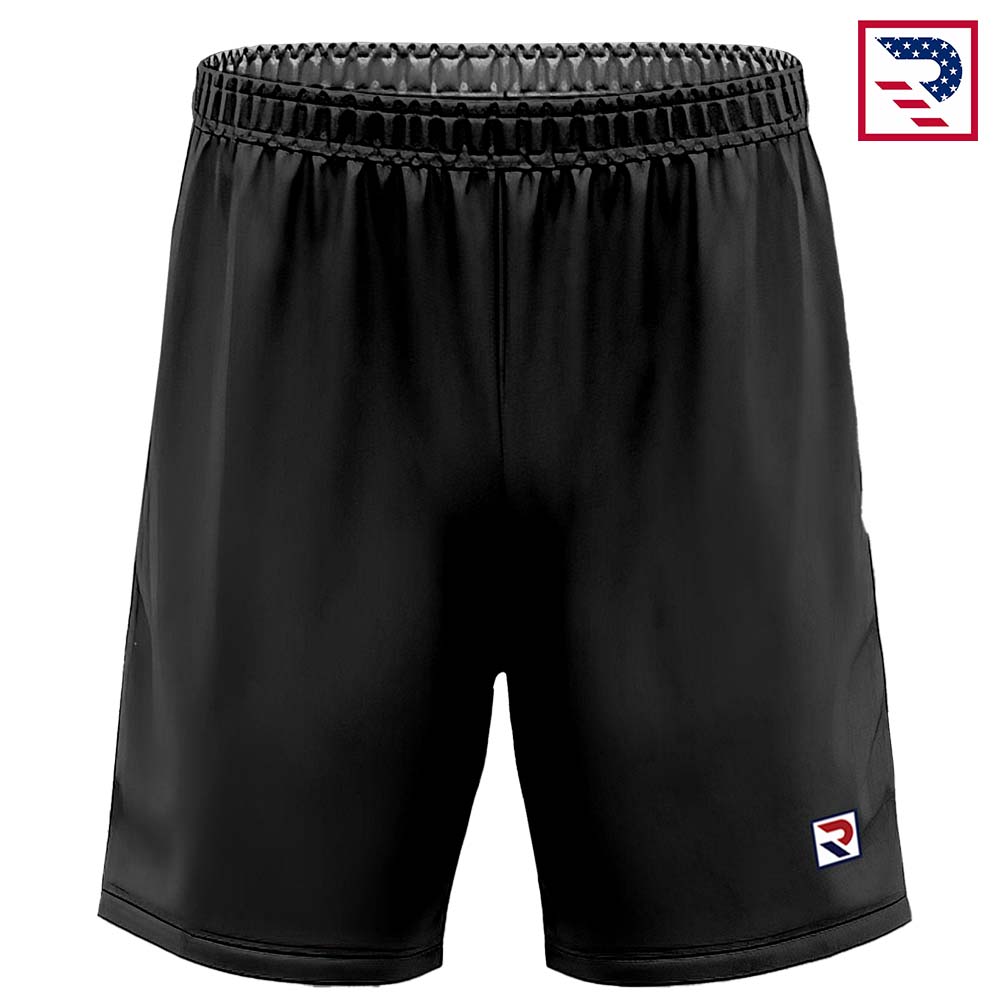 Men's Tennis Uniform, Shirt and Shorts - Black - Image 2