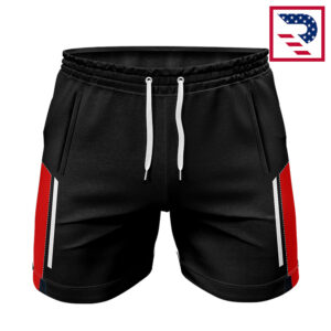 Fitness Wear Shorts - Black/Red