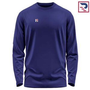 Soccer Shirt Training Wear Full Sleeves - Navy