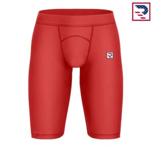 Men's Innerwear Tights Compression Shorts - Red