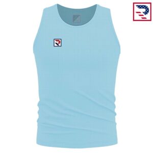 Basketball Tank Top Simple - Light Cyan