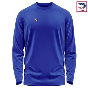Soccer Shirt Training Wear Full Sleeves - Blue