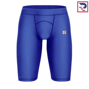 Men's Innerwear Tights Compression Shorts - Blue