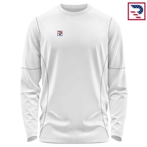 Soccer Shirt Training Wear Full Sleeves - White
