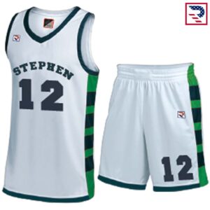Basketball Uniforms - White/Green