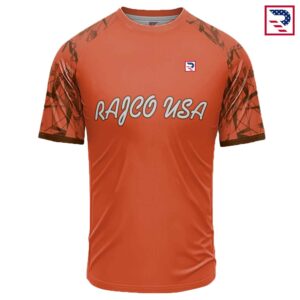 Men's Teamwear Cricket Jersey Shirt Sublimated - Orange