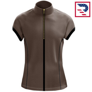 Women's Fitness Wear Shirt - Brown