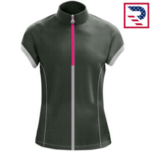 Women's Fitness Wear Shirt - Green/Grey