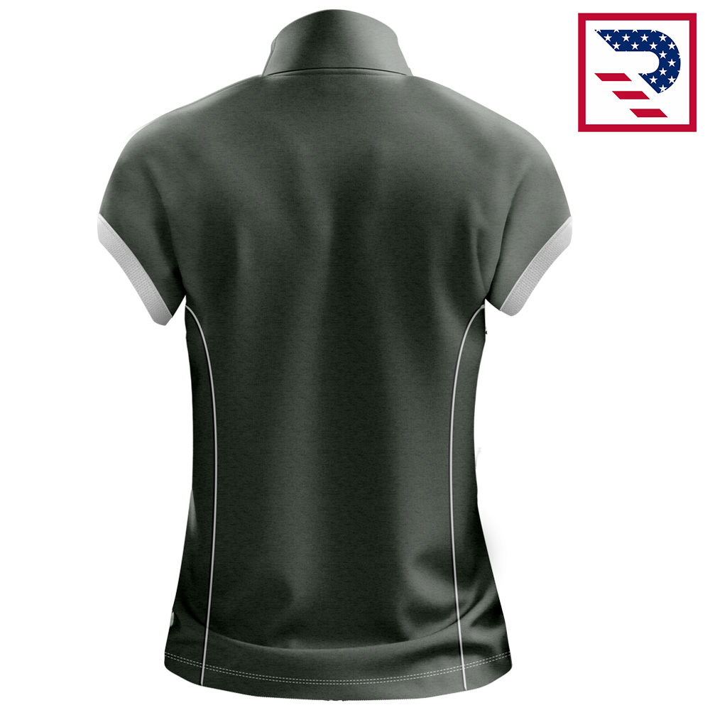 Women's Fitness Wear Shirt - Green/Grey - Image 2