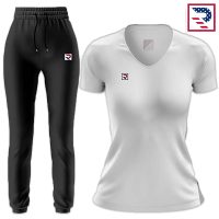 Women's Fitness Wear - Black/White