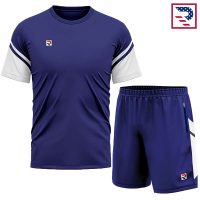 Soccer Uniform Shirt & Shorts - Blue/White