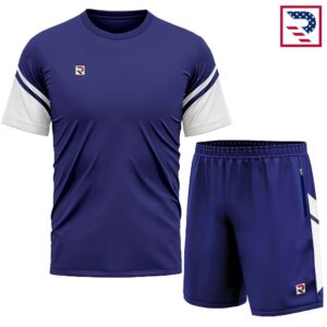 Soccer Uniform Shirt & Shorts - Blue/White