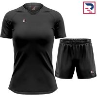Women's Soccer Uniform - Black