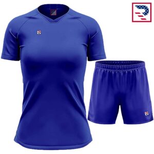 Women's Soccer Uniform - Blue