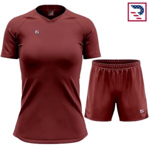 Women's Soccer Uniform - Maroon
