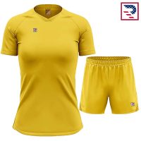 Women's Soccer Uniform - Yellow