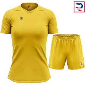 Women's Soccer Uniform - Yellow