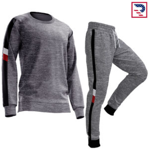 Tracksuit For Men - Fitness Wear - Grey