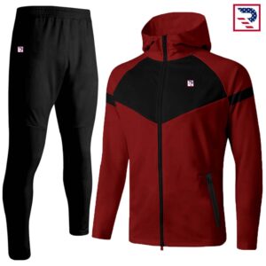Tracksuit For Men - Black/Red
