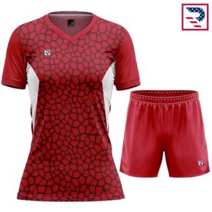 Women's Soccer Uniform Sublimated - Red