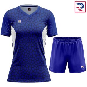 Women's Soccer Uniform Sublimated - Blue