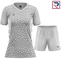 Women's Soccer Uniform Sublimated - Light Grey