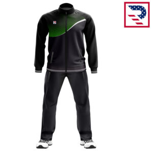 Sports Men Tracksuit Sublimated Black/Green