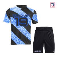 Soccer Wear Jersey and Shorts- Blue/ Black