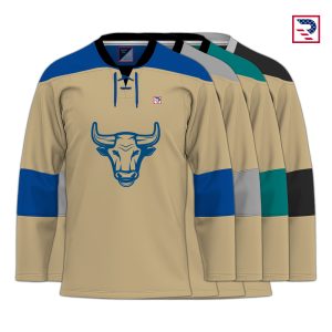 Ice Hockey Jerseys- Green/ Grey/ Blue/ Black