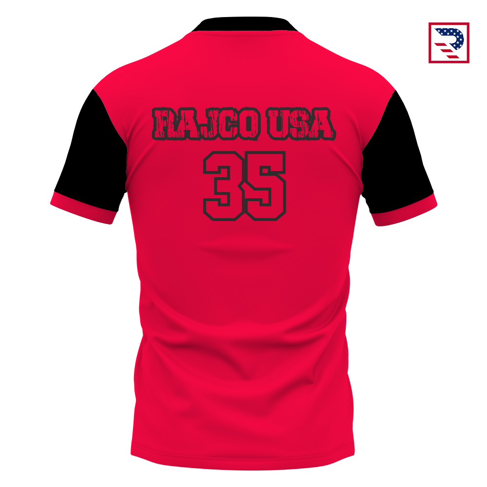 Soccer Jersey red back
