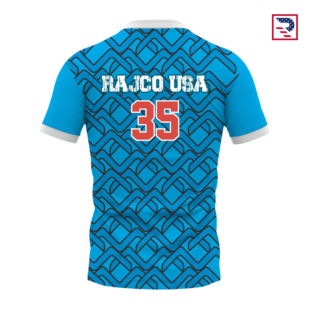 Soccer Light Blue jersey Back