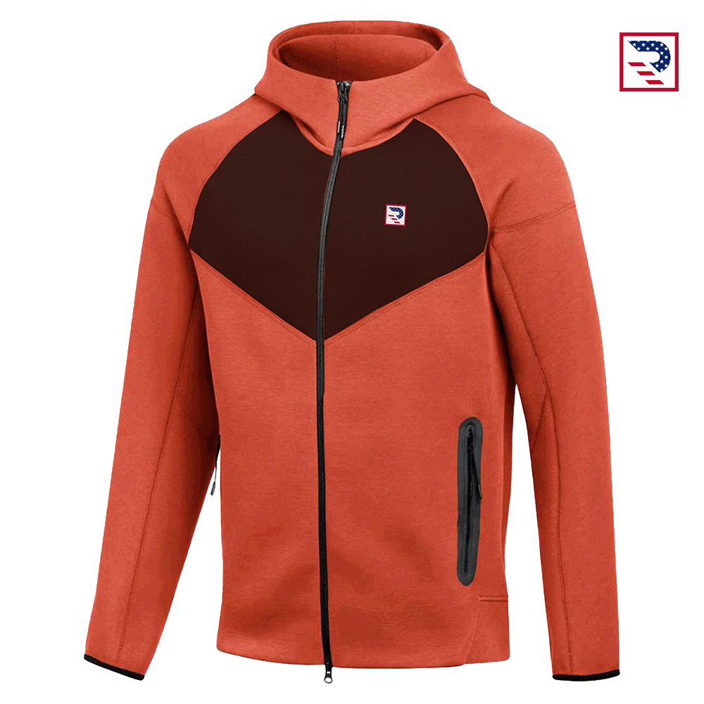 Orange Track Hoodie
