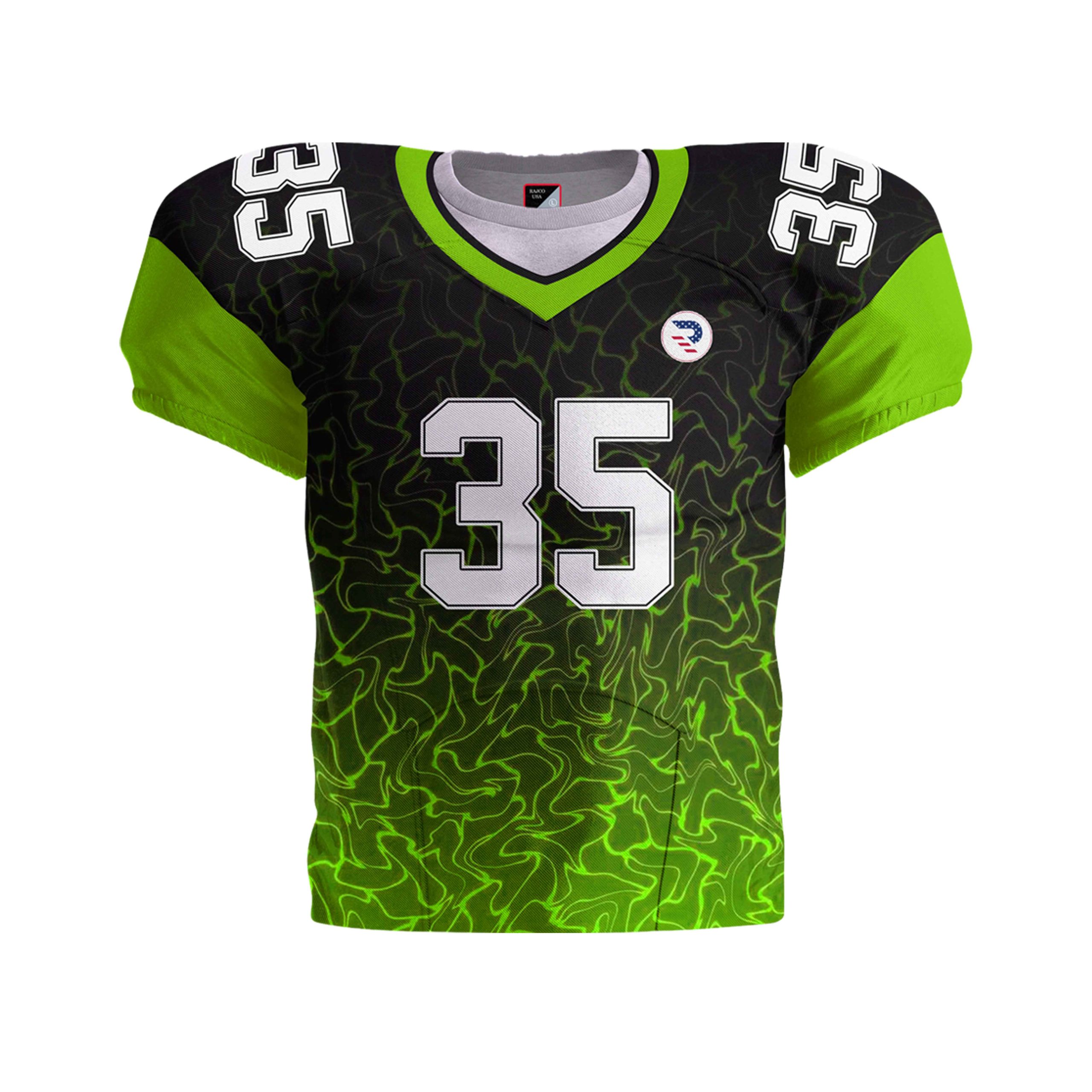 American Football Jersey black-green