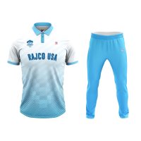Cricket Team Uniform White-Blue