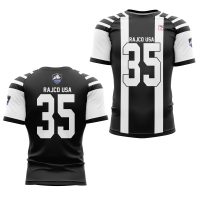 Custom American Football Jersey Black
