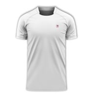 Half Neck Soccer Jersey White