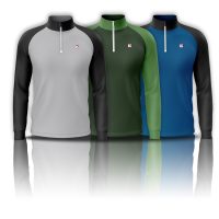 Men's Long Sleeve Quater Zip Training Shirt