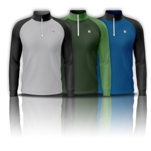 Men's Long Sleeve Quater Zip Training Shirt